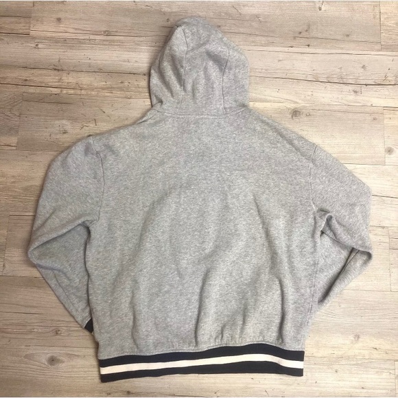 Walt Disney Sz M Original Mickey Mouse Raised Embroidered Hoodie Sweatshirt - Picture 6 of 12